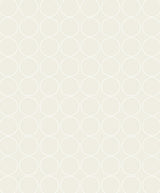 Seabrook Round Geometric Neutral Wallpaper