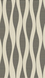 Seabrook Harmony Ikat Waves Latte & Metallic Black Wallpaper