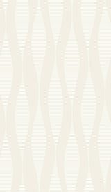 Seabrook Harmony Ikat Waves Oyster & Cream Wallpaper