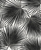 Seabrook Elvis Palms Inky Wallpaper
