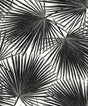 Seabrook Elvis Palms Inky Wallpaper