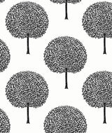 Seabrook Demi Trees Alabaster & Contrast Wallpaper