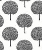 Seabrook Demi Trees Alabaster & Contrast Wallpaper