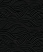 Seabrook Melody Waves Metallic Inkwell Wallpaper