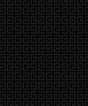 Seabrook Major Greek Key Metallic Onyx Wallpaper