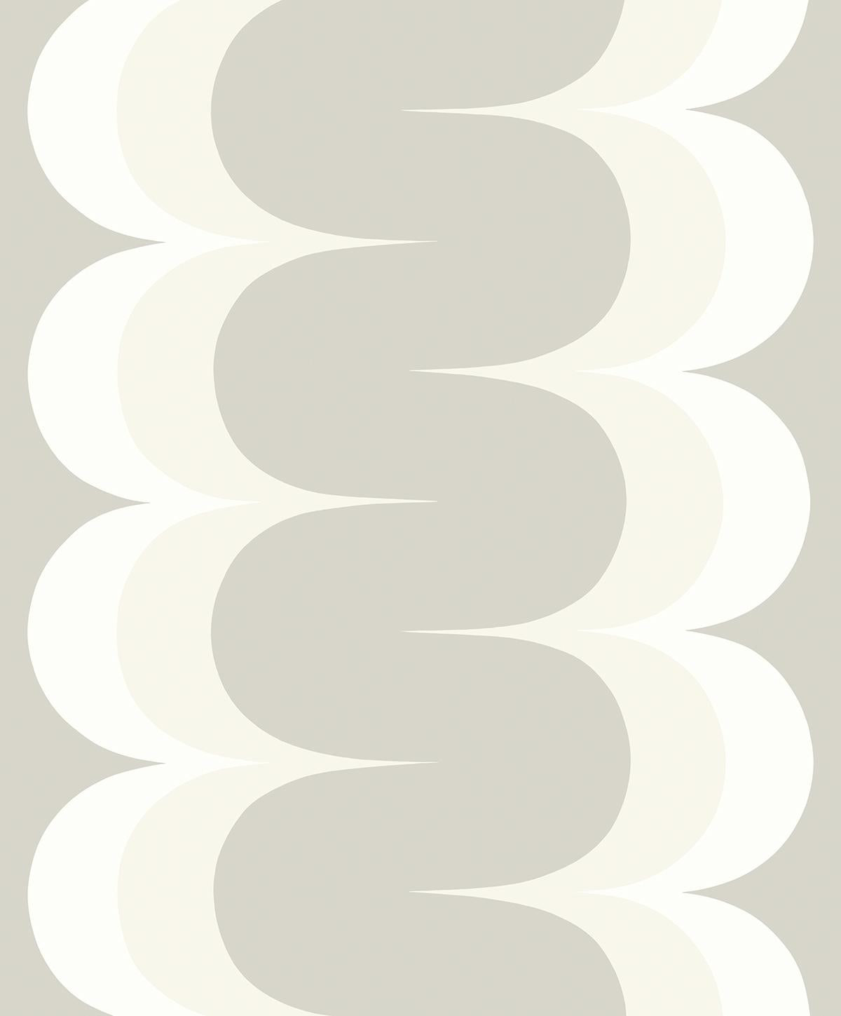 Seabrook Mandolin Geometric Stripe Paper & Fog Wallpaper