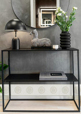 Seabrook Ronan Medallion Border Cream & Metallic Cookie Wallpaper