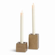 Napa Antique Brass TRACE CANDLEHOLDERS, SET OF 2
