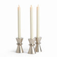 Napa Silver WELLS TAPER HOLDERS, SET OF 3