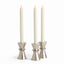 Napa Silver WELLS TAPER HOLDERS, SET OF 3
