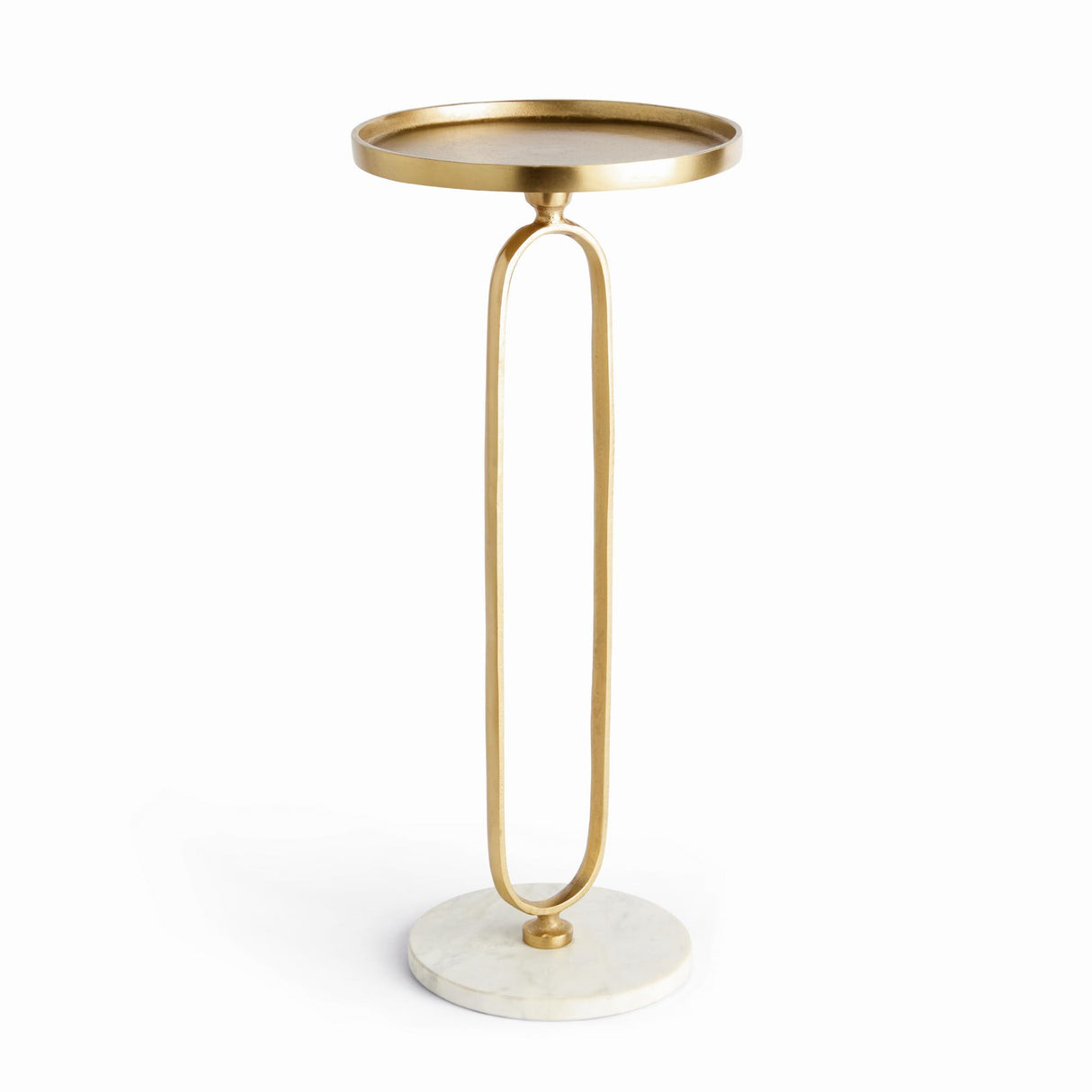 Napa Gold/White Marble INDRA SIDE TABLE