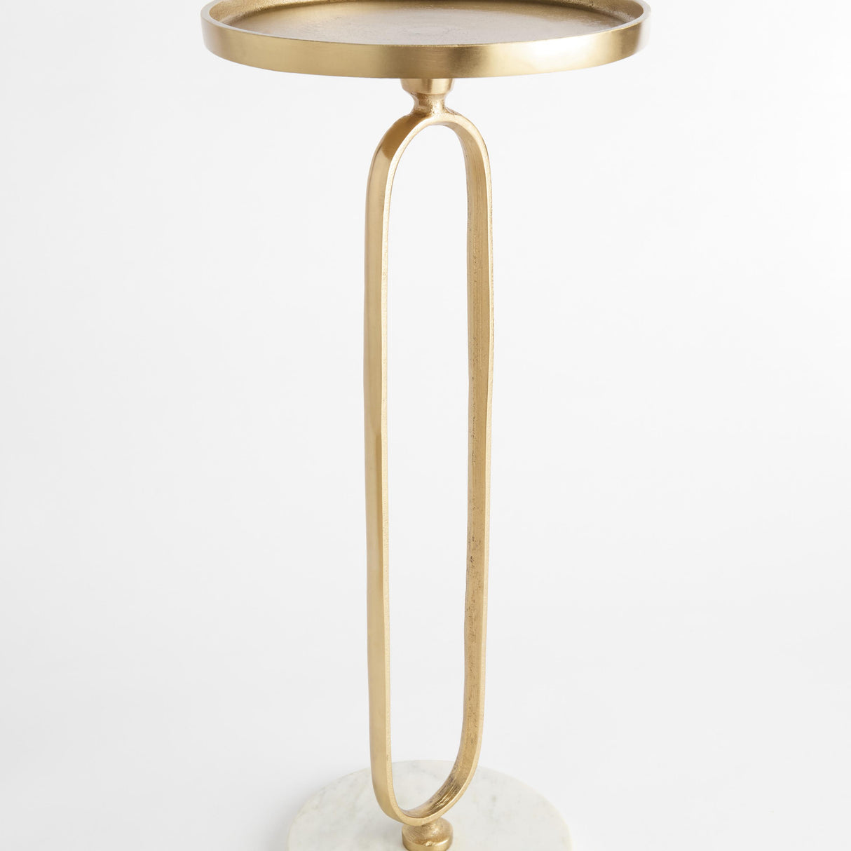 Napa Gold/White Marble INDRA SIDE TABLE