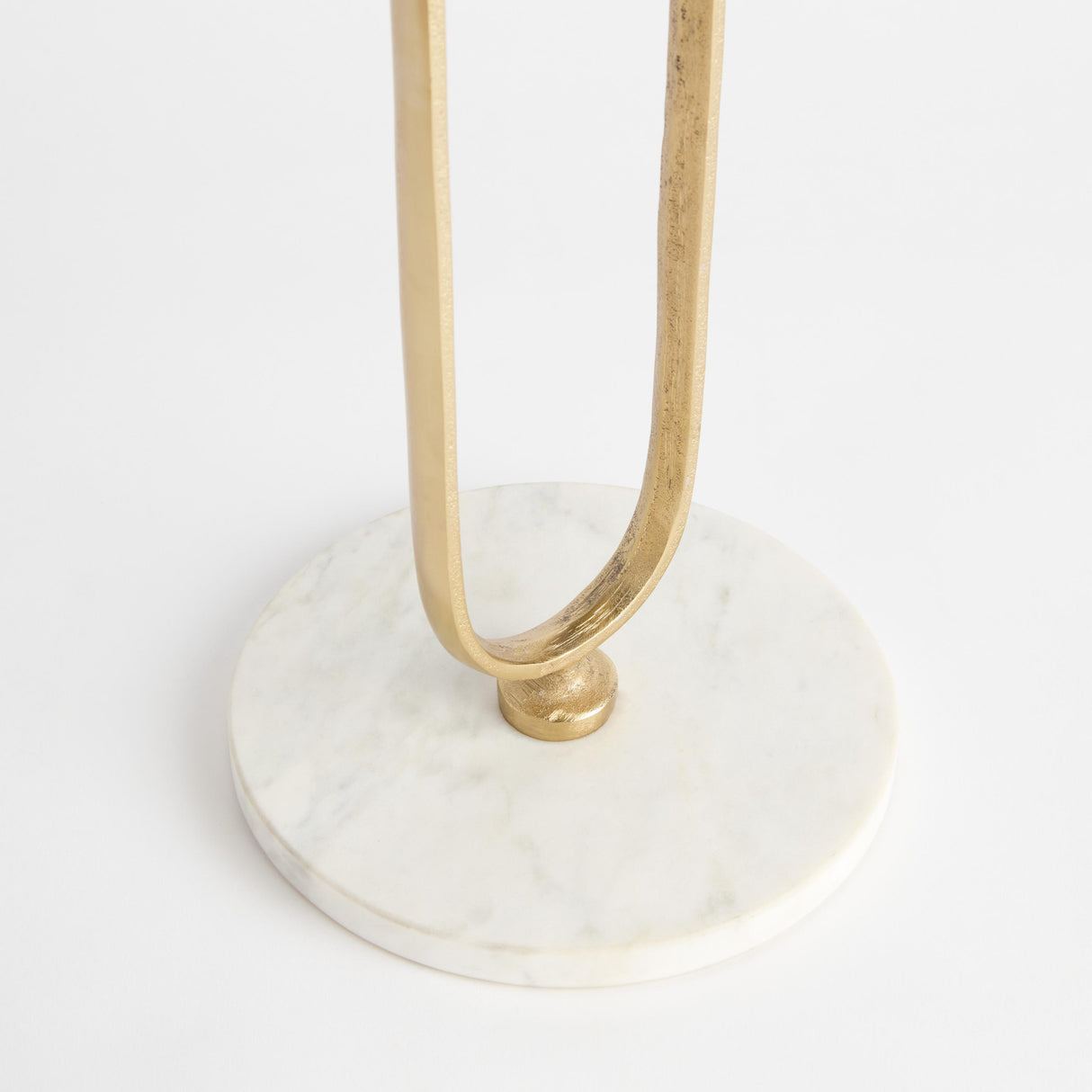Napa Gold/White Marble INDRA SIDE TABLE