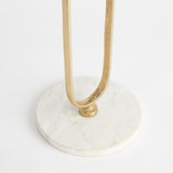 Napa Gold/White Marble INDRA SIDE TABLE