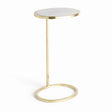 Napa Gold/White Marble ADINA ACCENT TABLE