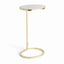 Napa Gold/White Marble ADINA ACCENT TABLE