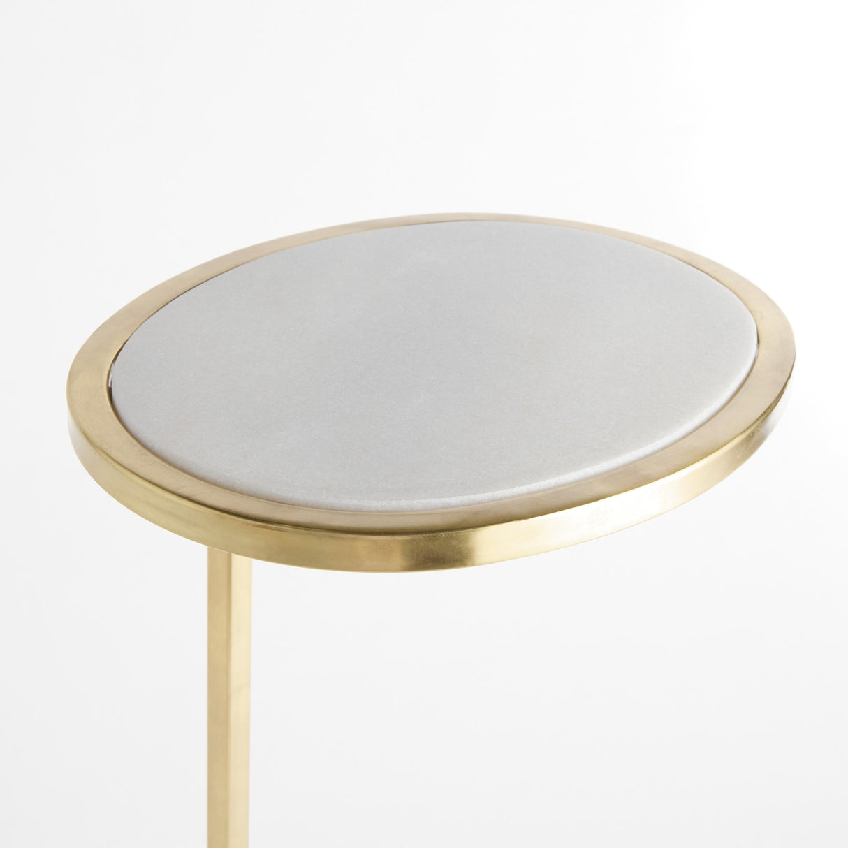 Napa Gold/White Marble ADINA ACCENT TABLE