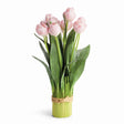 Napa Soft Pink PEONY TULIP BUNDLE DROP-IN 18"