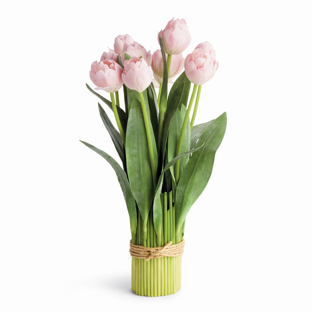 Napa Soft Pink PEONY TULIP BUNDLE DROP-IN 18"