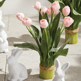Napa Soft Pink PEONY TULIP BUNDLE DROP-IN 22"