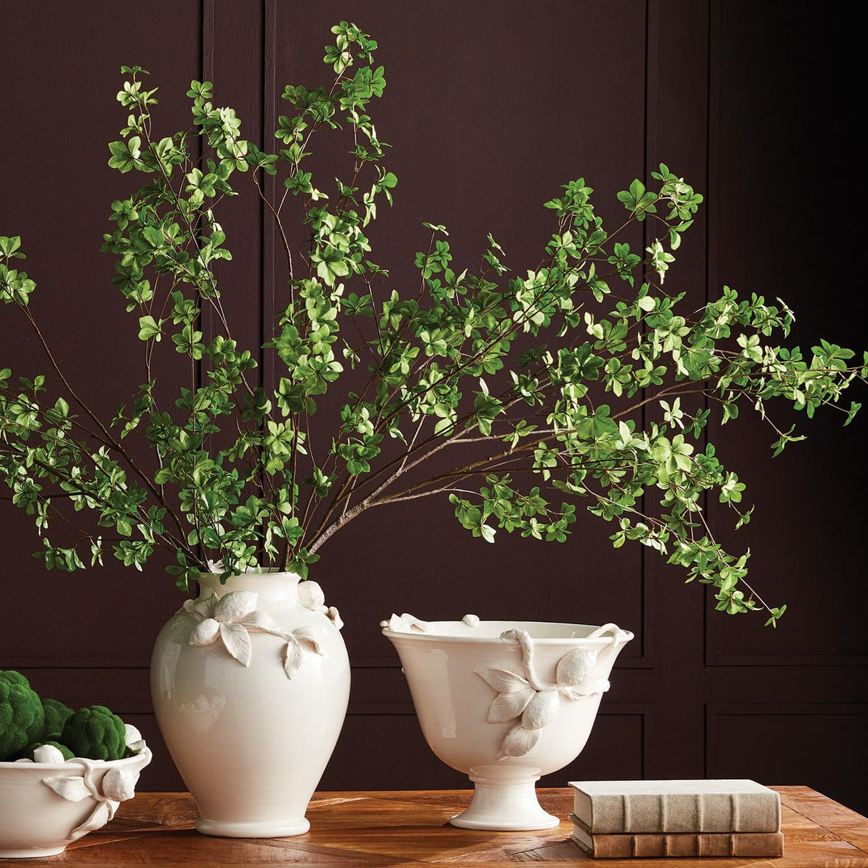 Napa Green SHADY LADY BLACK OLIVE STEMS 28", SET OF 4