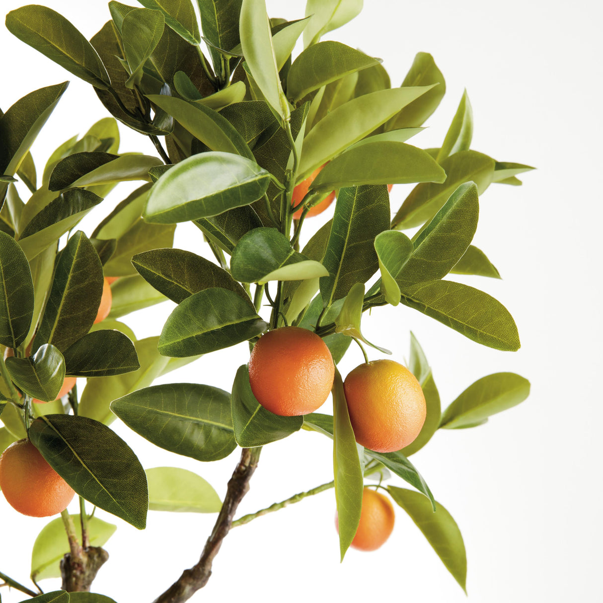 Napa Green/Orange FAUX KUMQUAT TREE DROP-IN 33"
