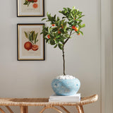 Napa Green/Orange FAUX KUMQUAT TREE DROP-IN 33"
