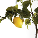 Napa Green/Yellow FAUX LEMON TREE DROP-IN 37"