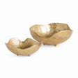 Napa Gold ROLAND ORGANIC DECORATIVE BOWLS, SET OF 2