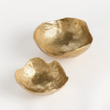 Napa Gold ROLAND ORGANIC DECORATIVE BOWLS, SET OF 2