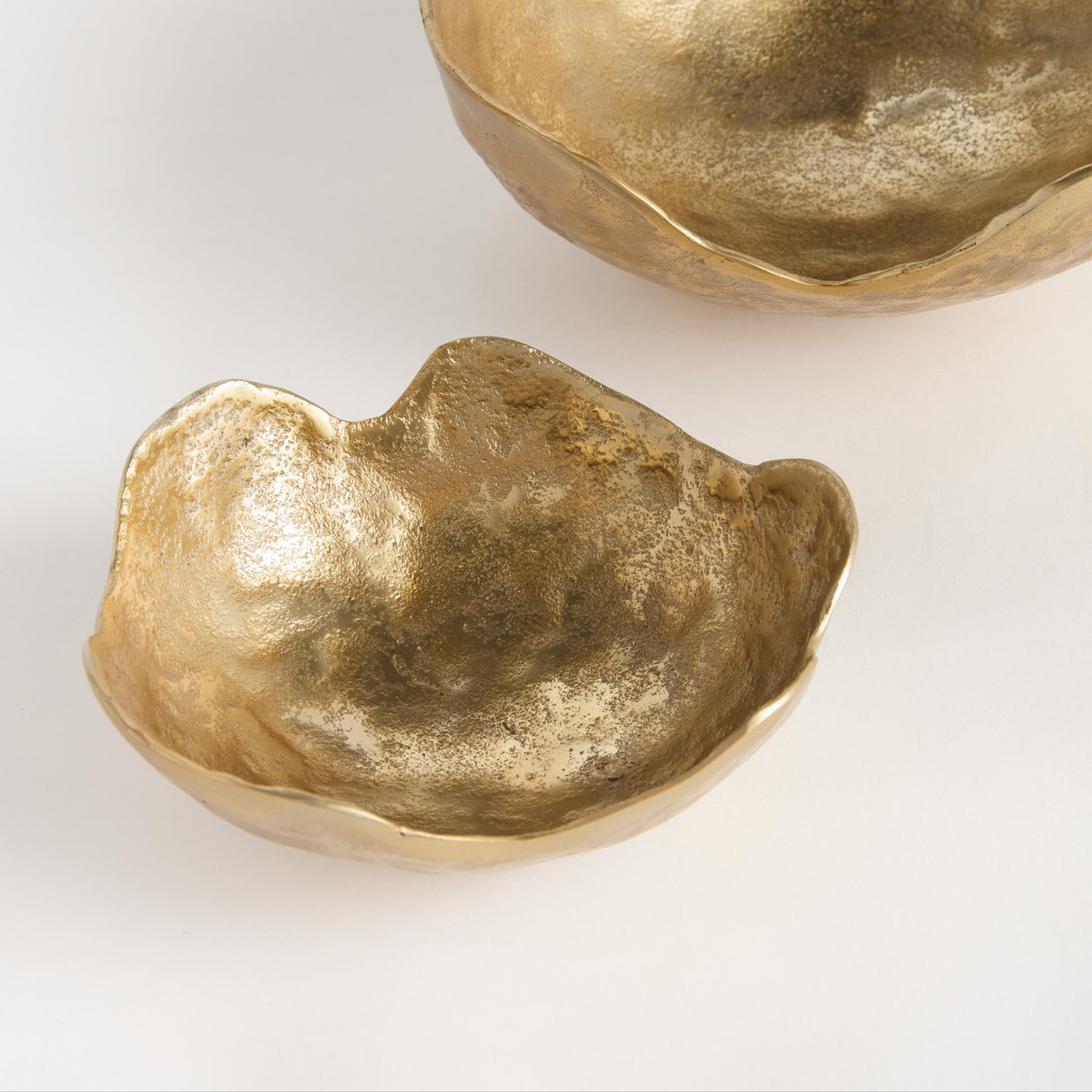 Napa Gold ROLAND ORGANIC DECORATIVE BOWLS, SET OF 2