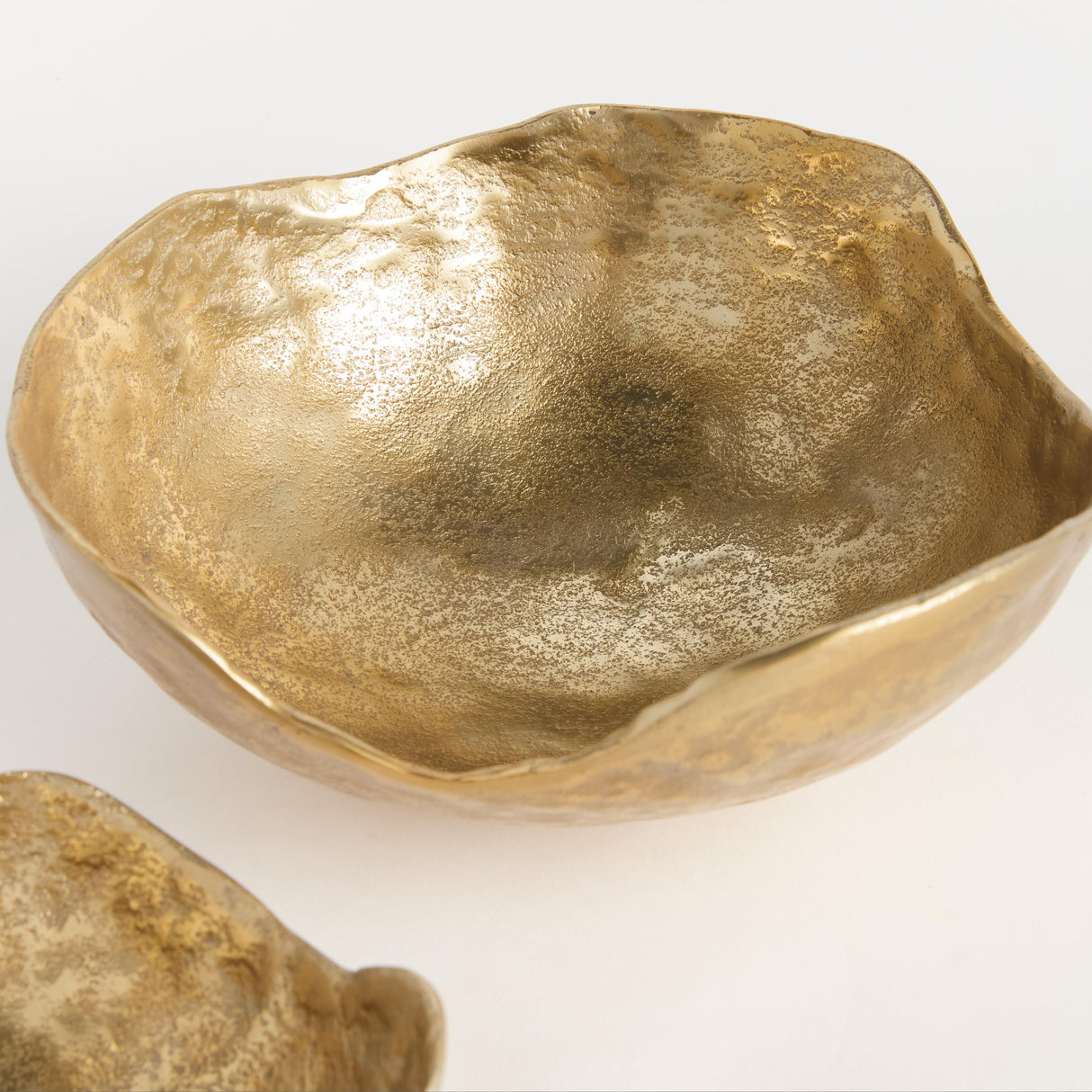 Napa Gold ROLAND ORGANIC DECORATIVE BOWLS, SET OF 2