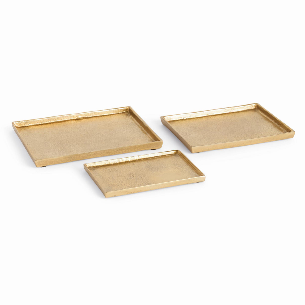 Napa Gold BRETT RECTANGULAR DECORATIVE TRAYS, SET OF 3