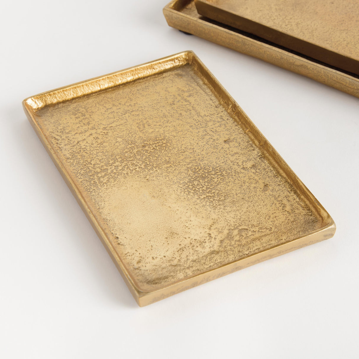 Napa Gold BRETT RECTANGULAR DECORATIVE TRAYS, SET OF 3