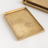 Napa Gold BRETT RECTANGULAR DECORATIVE TRAYS, SET OF 3