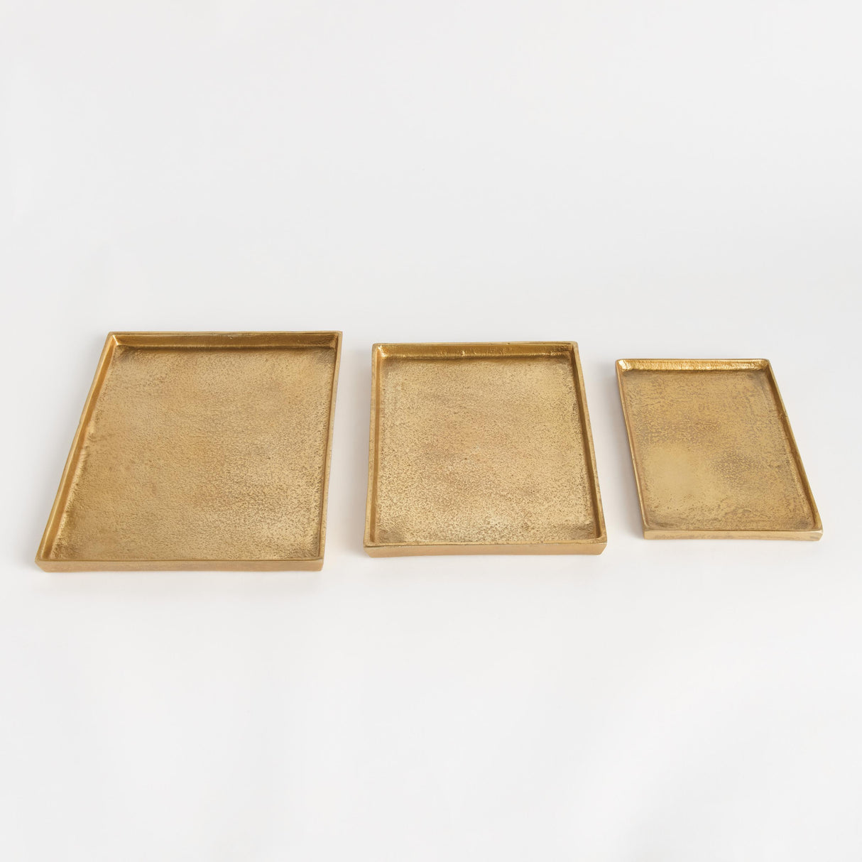 Napa Gold BRETT RECTANGULAR DECORATIVE TRAYS, SET OF 3