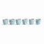 Napa Light Blue/White MONARCH MINI FLOWER POTS, SET OF 6