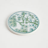 Napa Green/White IMPERIAL COASTERS, SET OF 6