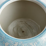 Napa Light Blue/White MONARCH EMPRESS POT LARGE