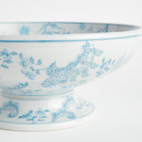 Napa Light Blue/White MONARCH PARROT DECORATIVE BOWL