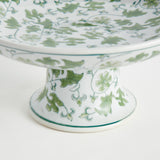 Napa Green/White IMPERIAL FOLIAGE COMPOTE LARGE