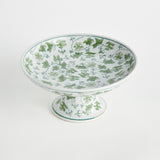 Napa Green/White IMPERIAL FOLIAGE COMPOTE LARGE