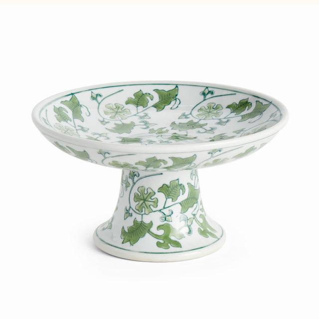 Napa Green/White IMPERIAL FOLIAGE COMPOTE SMALL