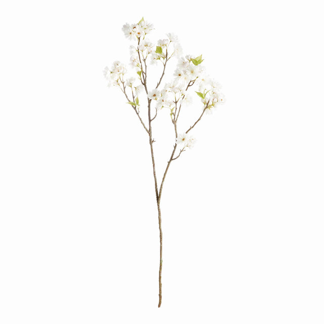 Napa White DOUBLE CHERRY BLOSSOM BRANCHES 46", SET OF 2