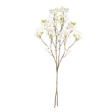 Napa White DOUBLE CHERRY BLOSSOM BRANCHES 46", SET OF 2