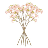 Napa Pink DOUBLE CHERRY BLOSSOM STEMS 28", SET OF 6