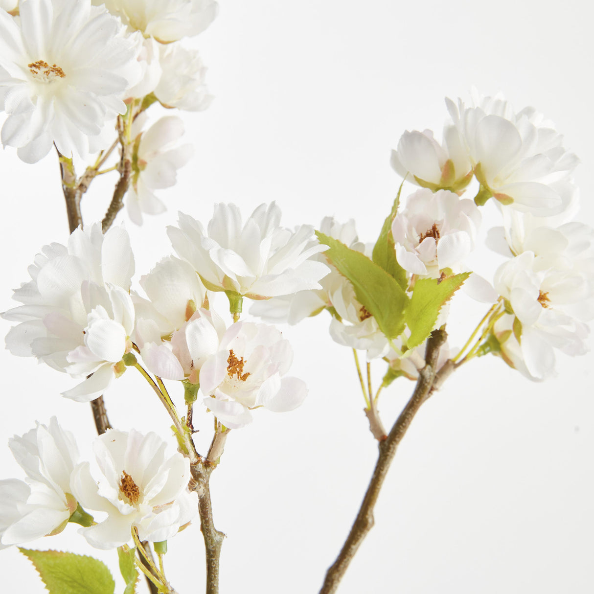 Napa White DOUBLE CHERRY BLOSSOM STEMS 28", SET OF 6