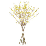 Napa Yellow FORSYTHIA STEMS 47", SET OF 6