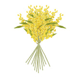 Napa Yellow MIMOSA CUTTINGS 11", SET OF 12