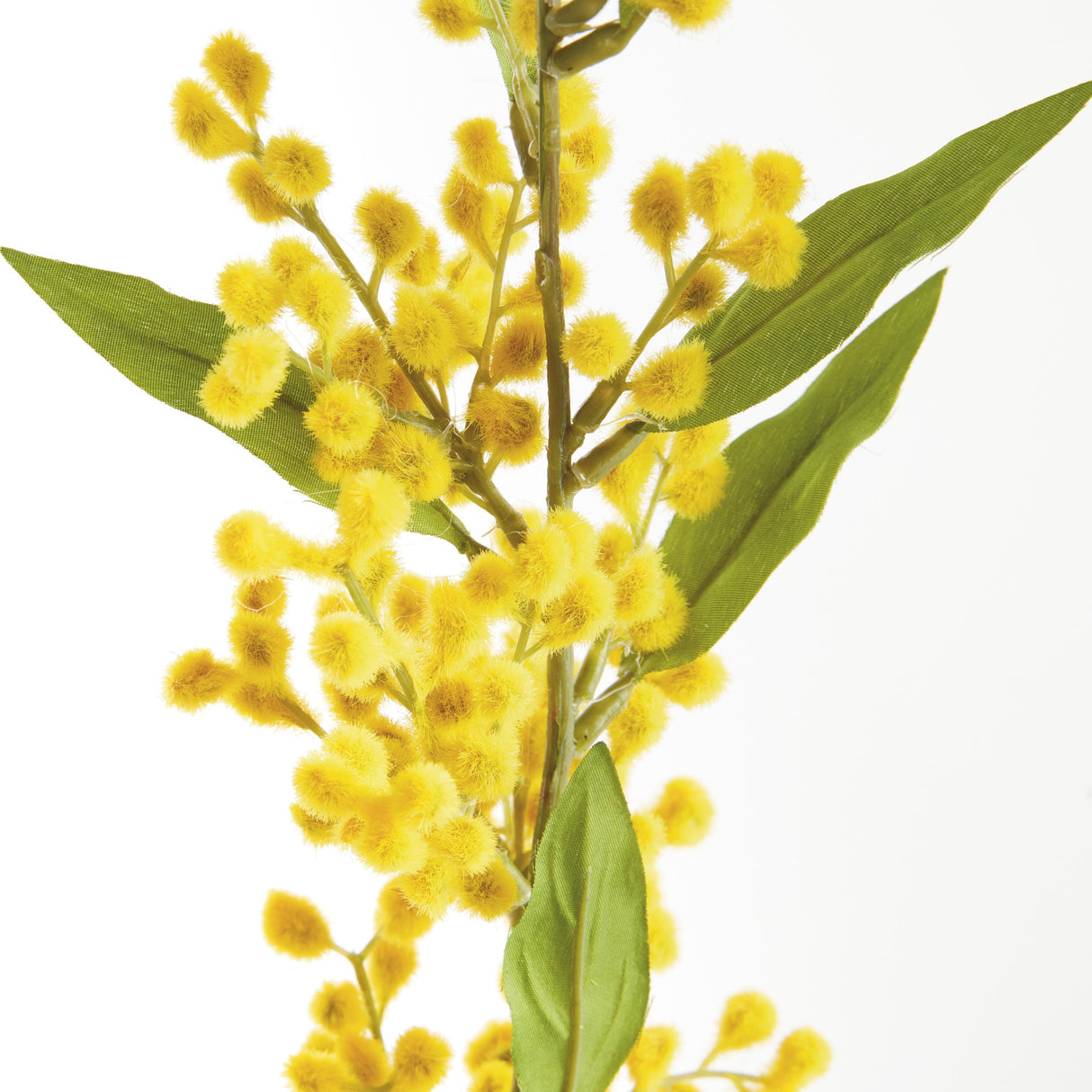 Napa Yellow MIMOSA STEMS 27.5", SET OF 6